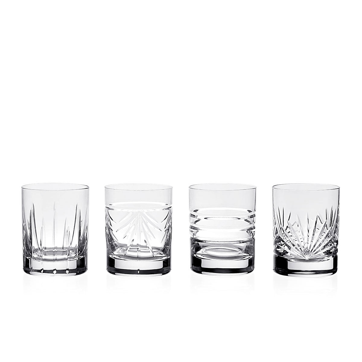 William Yeoward Dixie set of 4 Shot Glass, handmade crystal, on a white background