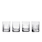 William Yeoward Dixie set of 4 Shot Glass, handmade crystal, on a white background