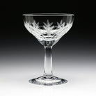 William Yeoward Eleanor Champagne Coupe, handmade crystal, detail view