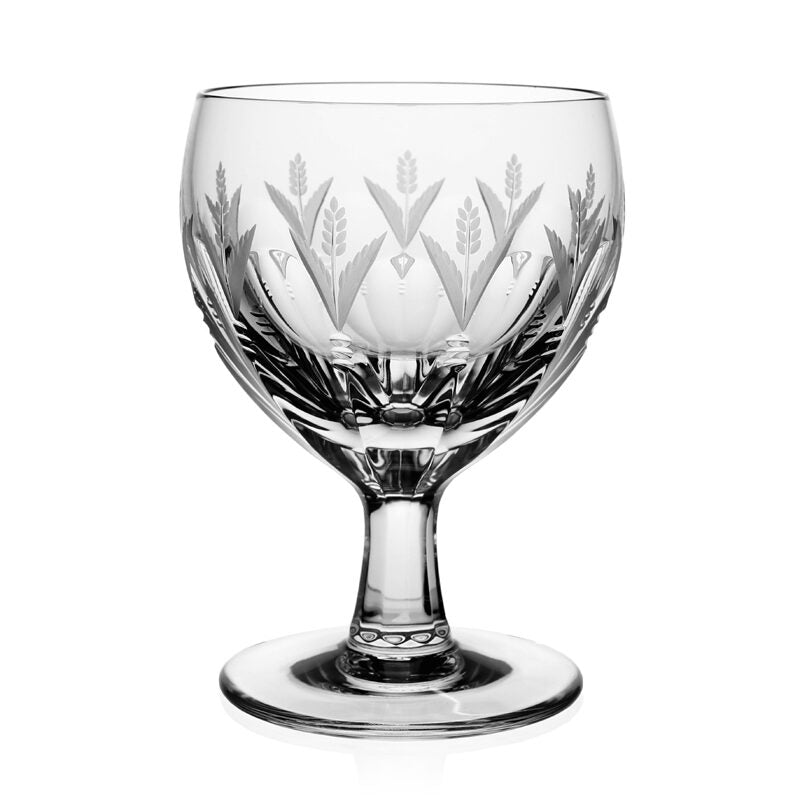 William Yeoward Eleanor Wine, handmade crystal, on a white background
