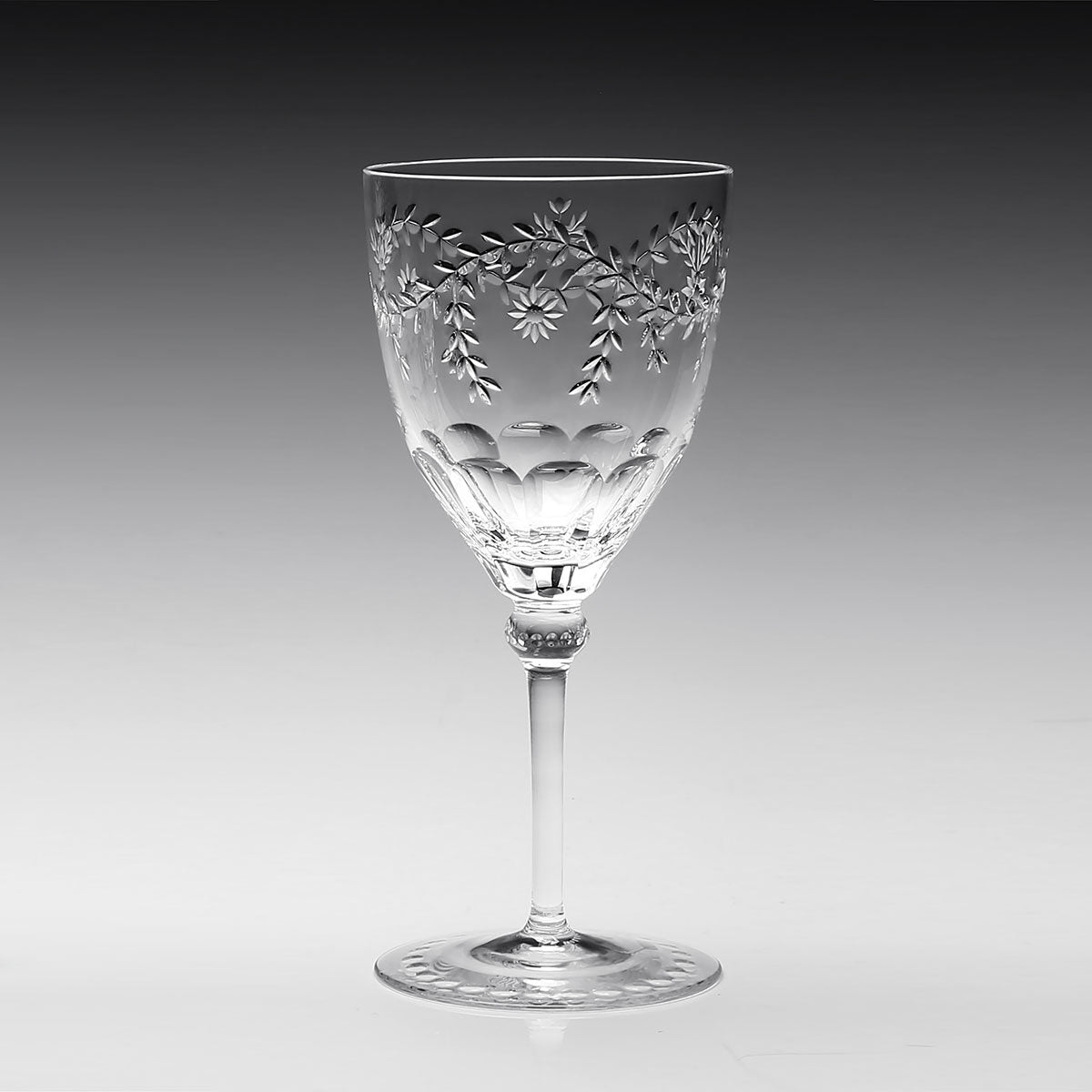 William Yeoward Elizabeth Goblet, handmade crystal, detail view