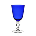 William Yeoward Fanny Goblet Sky Blue in Sky Blue, handmade crystal, on a white background