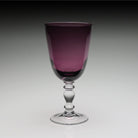 William Yeoward Fanny Goblet Amethyst in Amethyst, handmade crystal, detail view