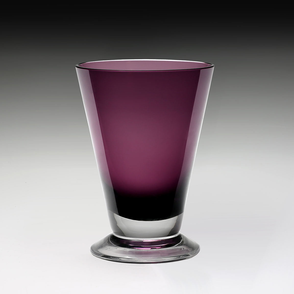 William Yeoward Fanny Old Fashioned Tumbler Amethyst in Amethyst, handmade crystal, detail view
