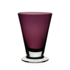 William Yeoward Fanny Old Fashioned Tumbler Amethyst in Amethyst, handmade crystal, on a white background