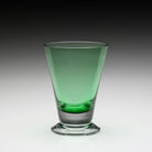 William Yeoward Fanny Old Fashioned Tumbler Apple Green in Apple Green, handmade crystal, detail view