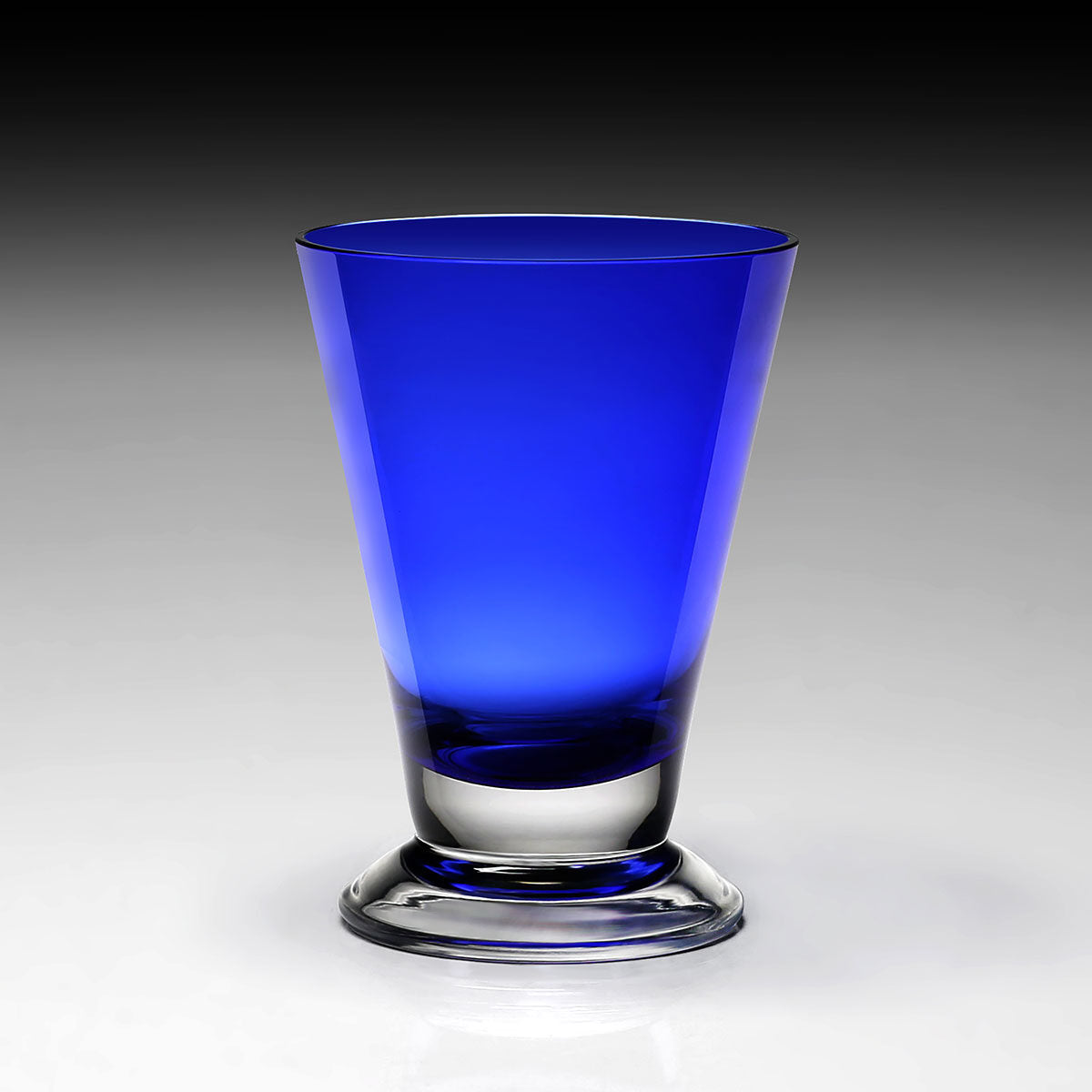 William Yeoward Fanny Old Fashioned Tumbler Sky Blue in Sky Blue, handmade crystal, detail view