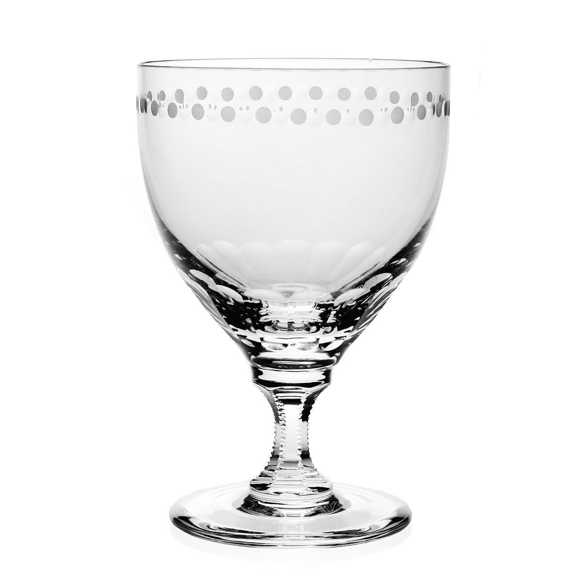 William Yeoward Felicity Large Wine, handmade crystal, on a white background