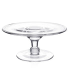 William Yeoward Fern Cake Stand, handmade crystal, on a white background