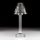 William Yeoward Fern Candle Lamp 16" / 40.5cm, handmade crystal, detail view