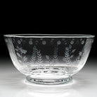 William Yeoward Fern Centrepiece Bowl 12" / 30cm, handmade crystal, detail view