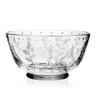 William Yeoward Fern Centrepiece Bowl 12" / 30cm, handmade crystal, on a white background