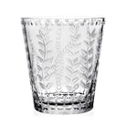 William Yeoward Fern Champagne Bucket with Bottle Holder 9" / 230mm, handmade crystal, detail view