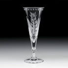 William Yeoward Fern Champagne Flute, handmade crystal, detail view
