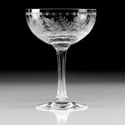 William Yeoward Fern Coupe Champagne, handmade crystal, detail view