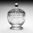 William Yeoward Fern Covered Bonbonniere 6½" / 166mm, handmade crystal, detail view