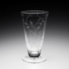 William Yeoward Fern Footed Flower Vase 10" / 25.5cm, handmade crystal, detail view