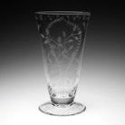 William Yeoward Fern Footed Flower Vase 12½" / 31.5cm, handmade crystal, detail view