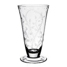 William Yeoward Fern Footed Flower Vase 12½" / 31.5cm, handmade crystal, on a white background