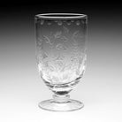 William Yeoward Fern Footed Flower Vase 7½" / 186mm, handmade crystal, detail view