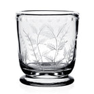 William Yeoward Fern Footed Vase 4½" / 111mm, handmade crystal, on a white background