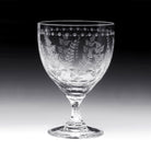 William Yeoward Fern Goblet, handmade crystal, detail view