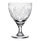 William Yeoward Fern Goblet, handmade crystal, on a white background