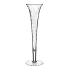 William Yeoward Fern Lily Vase 19"/ 48cm, handmade crystal, on a white background