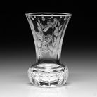 William Yeoward Fern Posy Vase 4" / 100mm, handmade crystal, detail view
