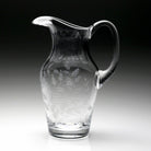 William Yeoward Fern Tall Pitcher, handmade crystal, detail view