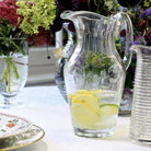 William Yeoward Fern Tall Pitcher, handmade crystal, detail view
