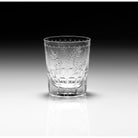 William Yeoward Fern Tumbler Double Old Fashioned, handmade crystal, detail view