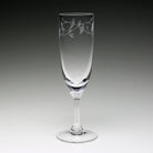 William Yeoward Flora Champagne Flute, handmade crystal, detail view