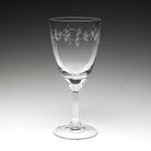 William Yeoward Flora Goblet, handmade crystal, detail view