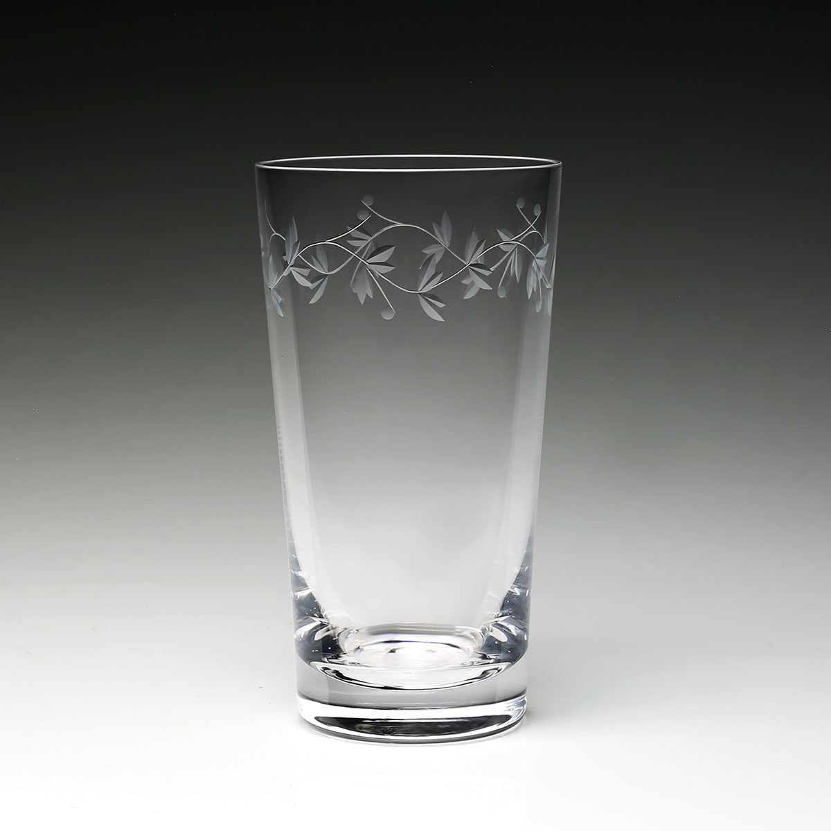 William Yeoward Flora Highball Tumbler, handmade crystal, detail view