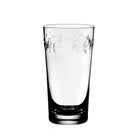 William Yeoward Flora Highball Tumbler, handmade crystal, on a white background