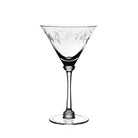 William Yeoward Flora Martini, handmade crystal, on a white background
