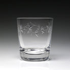 William Yeoward Flora Old Fashioned Tumbler, handmade crystal, detail view