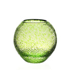William Yeoward Florence Globe Vase Citrine 6" / 152mm in Citrine, handmade crystal, on a white background