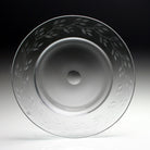 William Yeoward Garland Plate 10½" / 26.5cm, handmade crystal, detail view