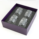 William Yeoward Gemma Gift Set of 4 DOF Tumblers, handmade crystal, on a white background