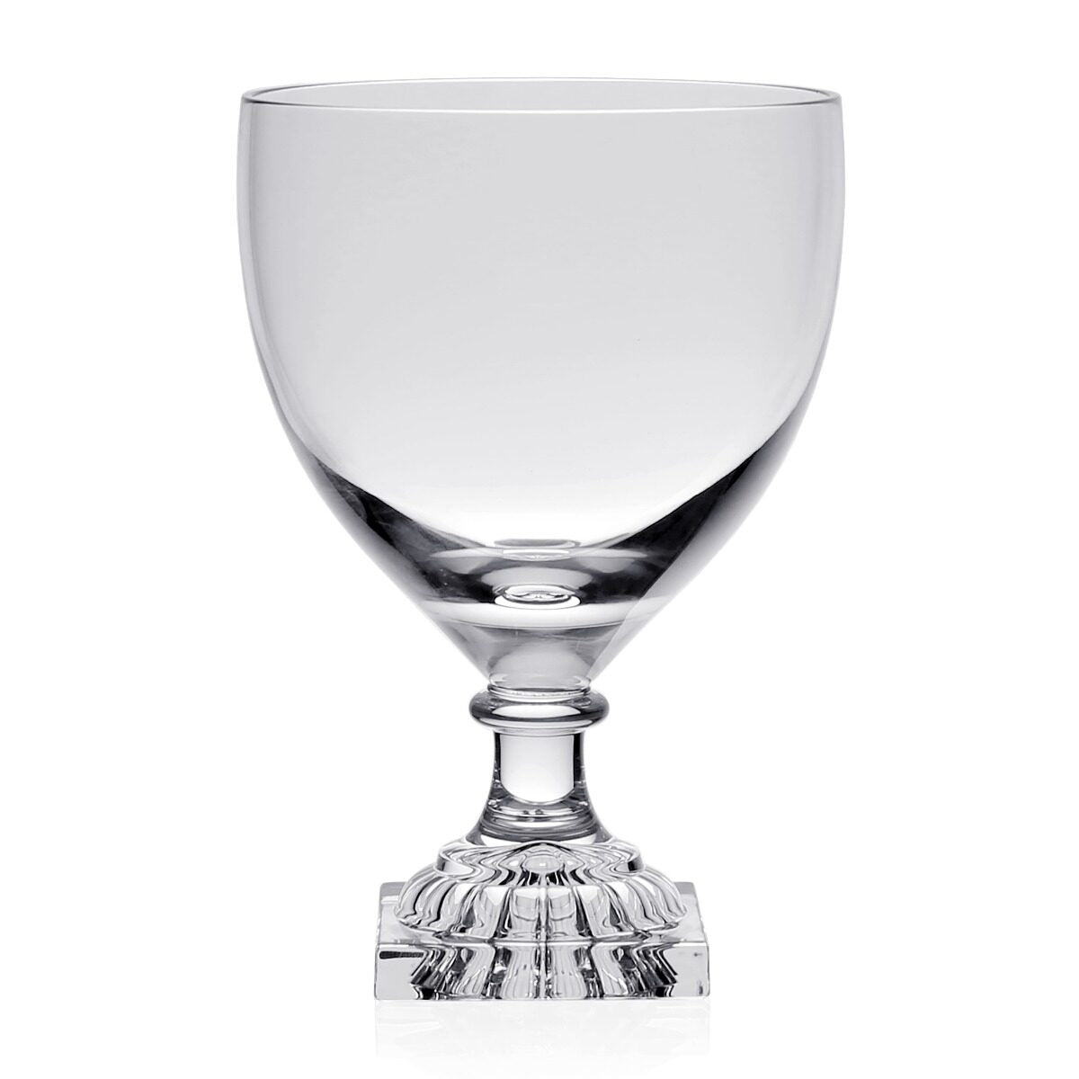 William Yeoward Georgie Goblet, handmade crystal, on a white background