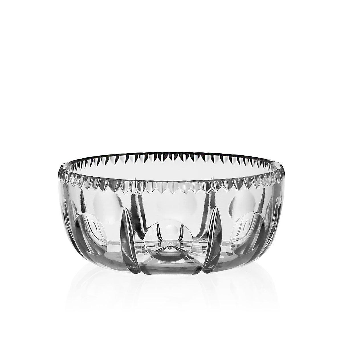 William Yeoward Harlequine Bowl 4¾" / 120mm, handmade crystal, on a white background