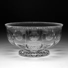 William Yeoward Harlequine Footed Bowl 12" / 30.5cm, handmade crystal, detail view
