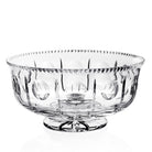 William Yeoward Harlequine Footed Bowl 12" / 30.5cm, handmade crystal, on a white background