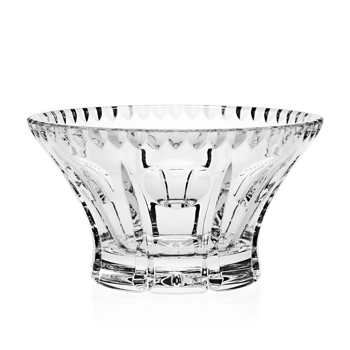 William Yeoward Harlequine Nut Bowl 5" / 130mm, handmade crystal, on a white background