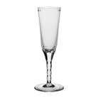 William Yeoward Helena Champagne Flute, handmade crystal, on a white background