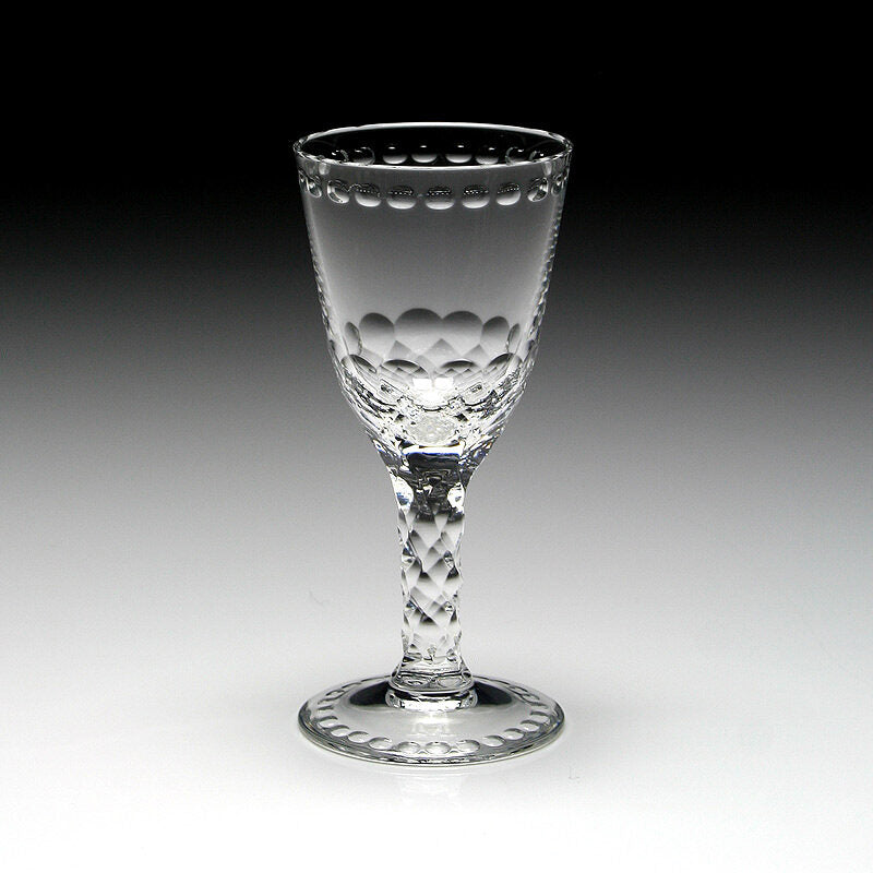 William Yeoward Helena Port / Sherry, handmade crystal, detail view