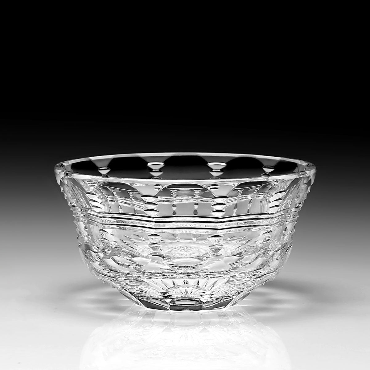 William Yeoward Inez Small Bowl 4" / 101mm, handmade crystal, detail view