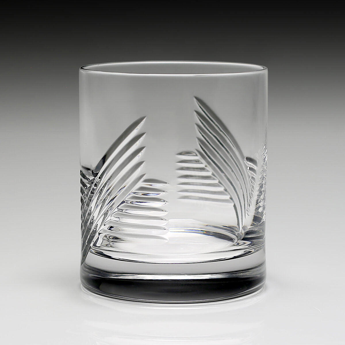 William Yeoward Ingrid Gift Set of 4 Double Old Fashioned Tumblers, handmade crystal, detail view